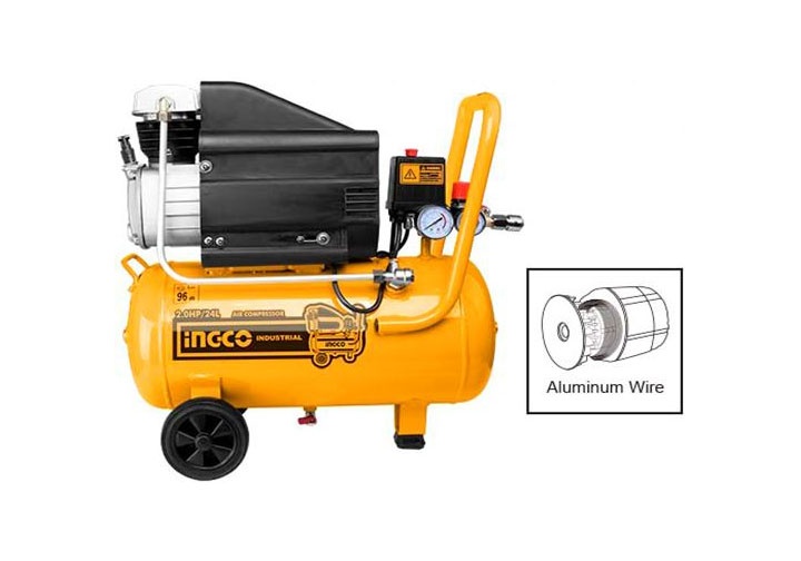 1.5KW Máy nén khí có dầu 24L INGCO AC20248T