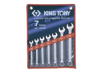 10-19mm bộ vòng miệng 7 cái hệ  mét Kingtony 1207MR