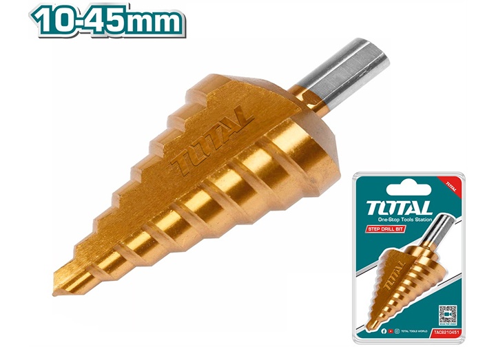 10-45mm Mũi khoan bậc Total TAC8210451