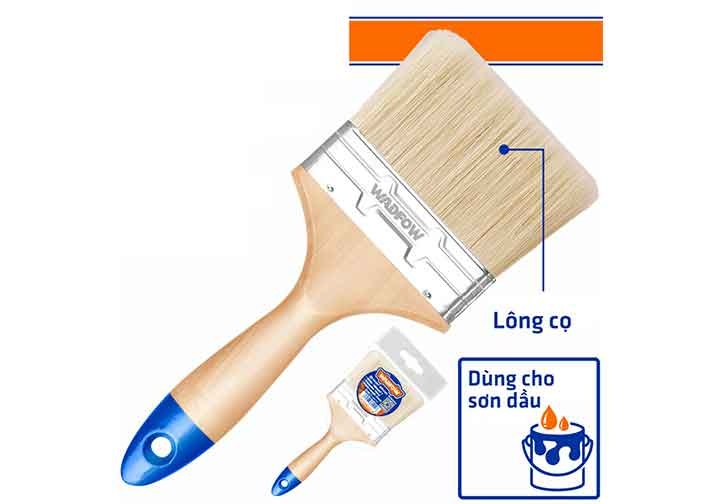 100mm Cọ sơn dầu cán gỗ Wadfow WPB2904