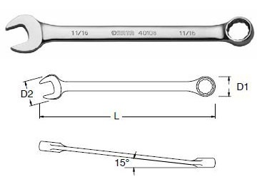 10mm Cờ lê vòng miệng Sata 40-205 (40205)