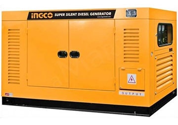 12.5kW Máy phát điện động cơ dầu giảm tiếng ồn INGCO GSE100K1