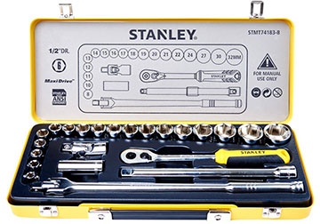 1/2" Bộ tuýp 24 chi tiết Stanley STMT74183 (STMT74183-8)