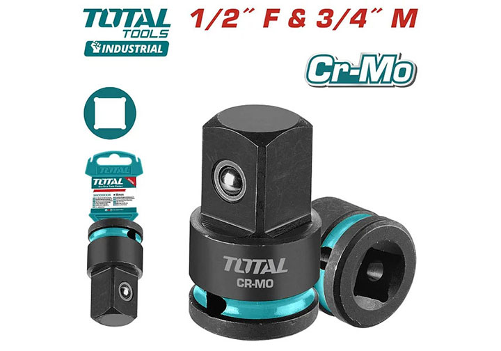 1/2" x 3/4" Đầu chuyển cỡ tuýp Total THIAD1234