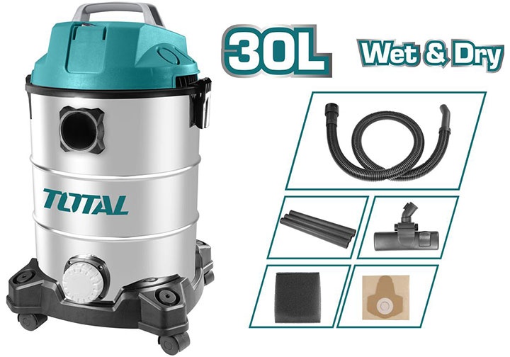 1300W Máy hút bụi 30L Total TVC13301