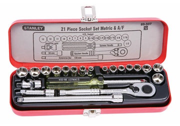 1/4" Bộ tuýp 21 chi tiết Stanley 89-507