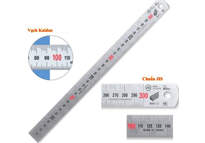 1500mm Thước lá inox vạch Kaidan Niigata ST-1500KD (Bỏ mẫu)