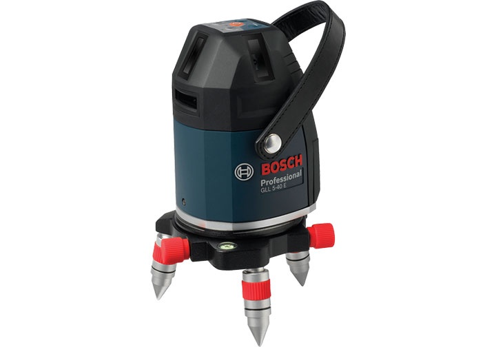 15m Máy cân mực 5 tia laser đỏ Bosch GLL 5-40 SET (kèm chân)