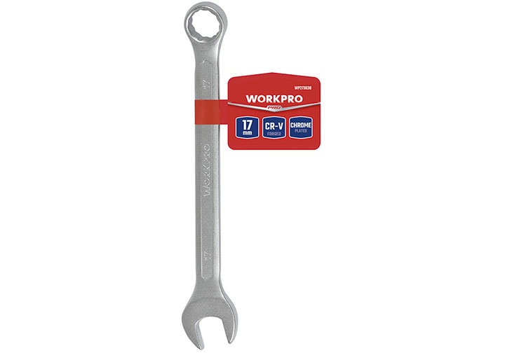 17mm Cờ lê vòng miệng thép CR-V Workpro WP273038
