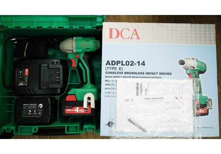 18V Máy siết vít dùng pin DCA ADPL02-14 (không chổi than)