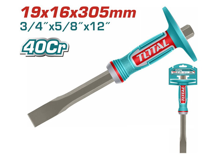 19x305mm Đục sắt mũi dẹp Total THT4531916 19x305mm Đục sắt mũi dẹp Total THT4531916