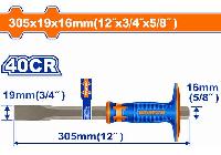 19x16x305mm Đục sắt mũi dẹp tay cầm bọc cao su Wadfow WCC2311