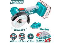 20V Máy cắt mài dùng pin Total TAGLI76017