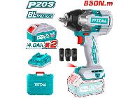 20V Máy siết bu lông 850N.m dùng pin (không chổi than) Total TIWLI2085