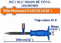 4x18x300mm Đục sắt mũi nhọn Wadfow WCC1304