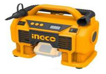 20V Máy bơm hơi lốp xe dùng pin INGCO CACLI2002