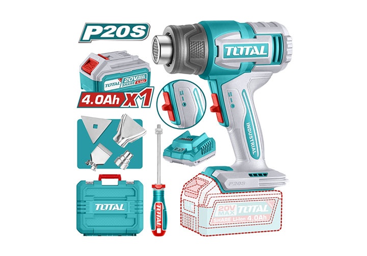 20V Máy thổi hơi nóng dùng pin Total TBLI20065
