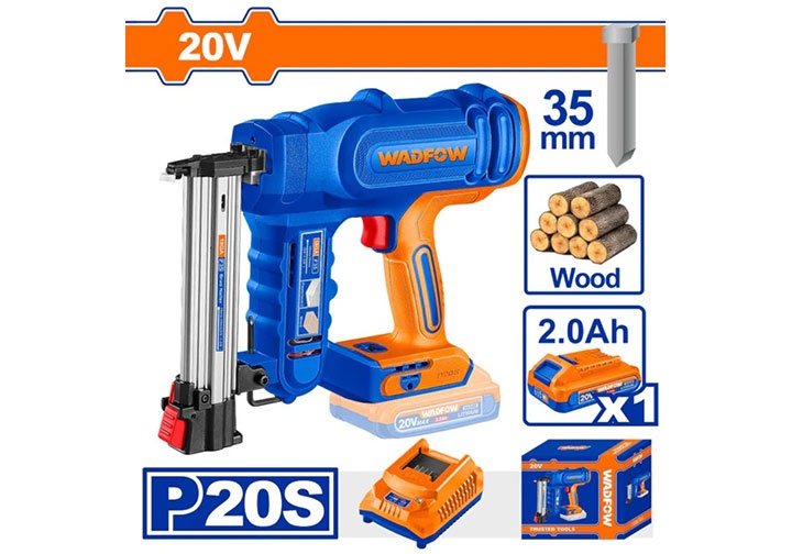 20V Súng bắn đinh thẳng (đinh F15-F35) dùng pin Wadfow WBJ1308