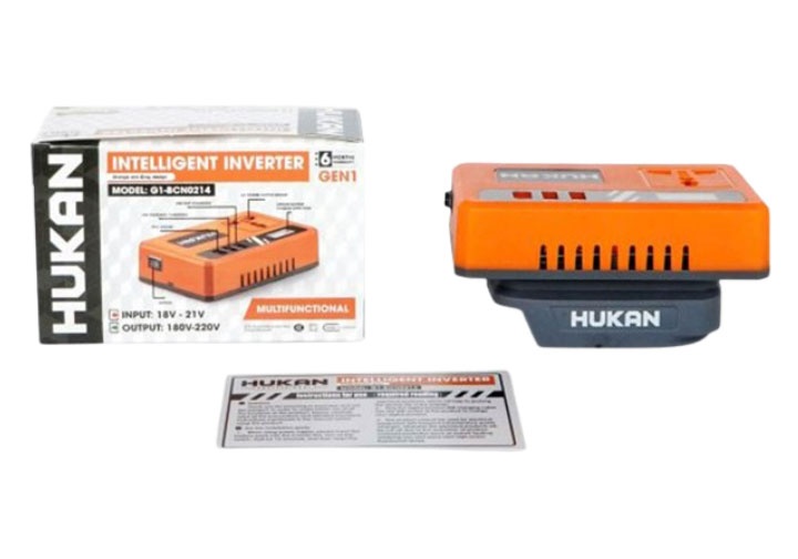 21V Bộ chuyển đổi nguồn (từ pin 21V ra điện 220V) Hukan G1-BCN0214
