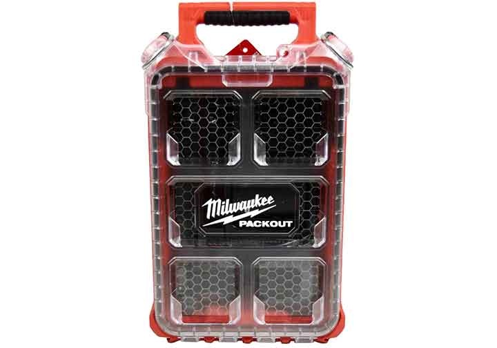 247x387x117mm Thùng đựng phụ kiện IP65 Milwaukee 48-22-8435