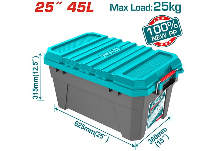 25" Thùng đựng đồ nghề Total TPBX0252 (dung tích 45L)