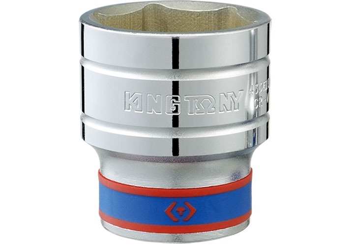 27mm Đầu tuýp ngắn 6 góc 1/2" Kingtony 433527MR