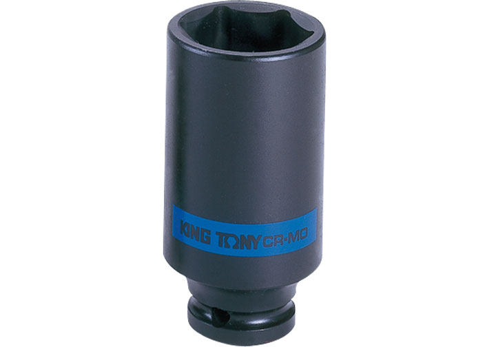 30mm Đầu tuýp đen 6 góc 1/2" dài 80mm Kingtony 443530M