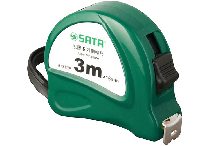 3m Thước cuộn thép Sata 91-312A (91312A)