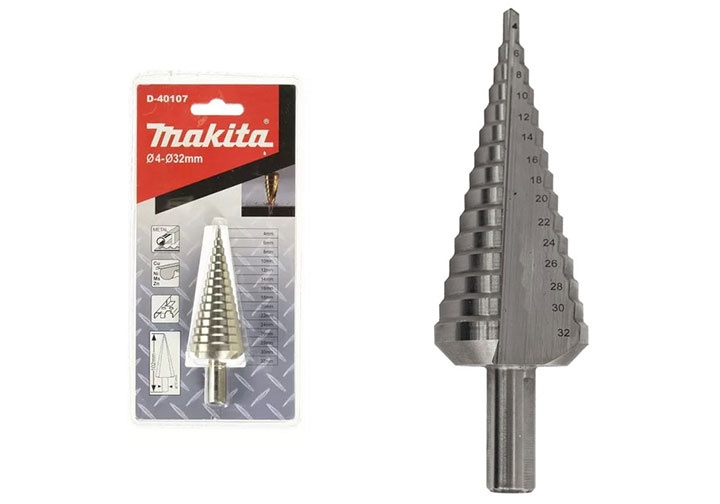 4-32mm Mũi khoan bậc rãnh thẳng Makita D-40107