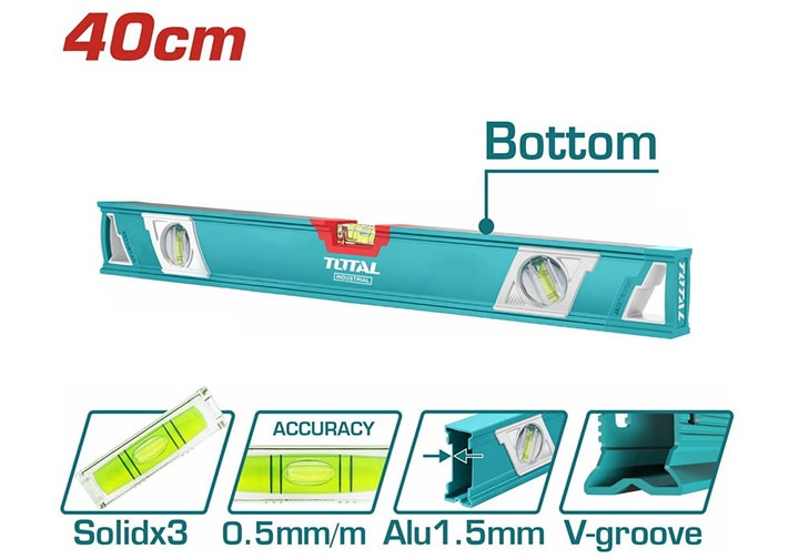 400mm Thước thủy Total TMT24086