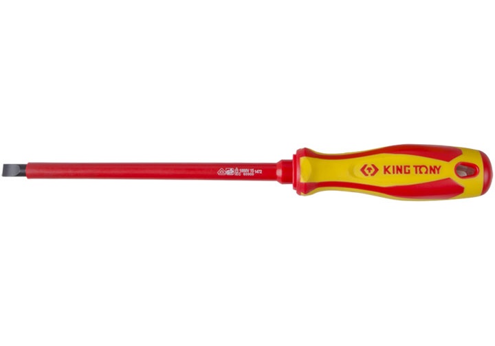 4x100mm Tuốc nơ vít dẹp cách điện 1000v Kingtony 14720404