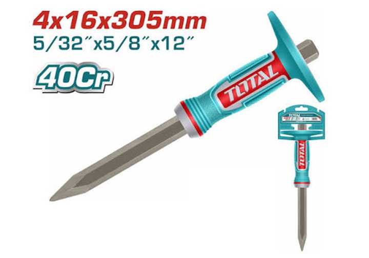 4x16x305mm Đục bê tông nhọn Total THT4530416