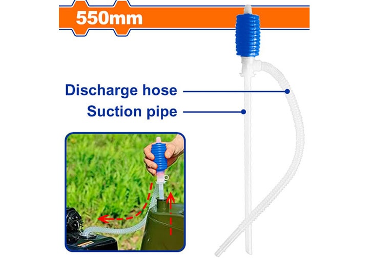 550mm Dụng cụ bơm hút chất lỏng bằng tay Wadfow WCYB1301