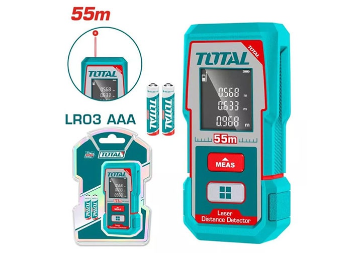 55m Máy đo khoảng cách tia laser Total TMT550166