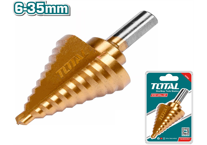 6-35mm Mũi khoan bậc Total TAC8263501