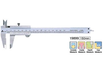 6" Thước cặp cơ Shinwa 19899