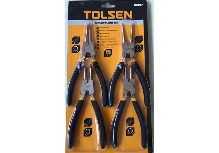 7" Bộ kìm mở phe 4 chi tiết Tolsen 10097