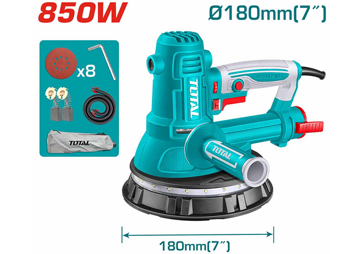 7" Máy chà tường (chà bột mịn tường) Total TDWS10508 7" Máy chà tường (chà bột mịn tường) Total TDWS10508