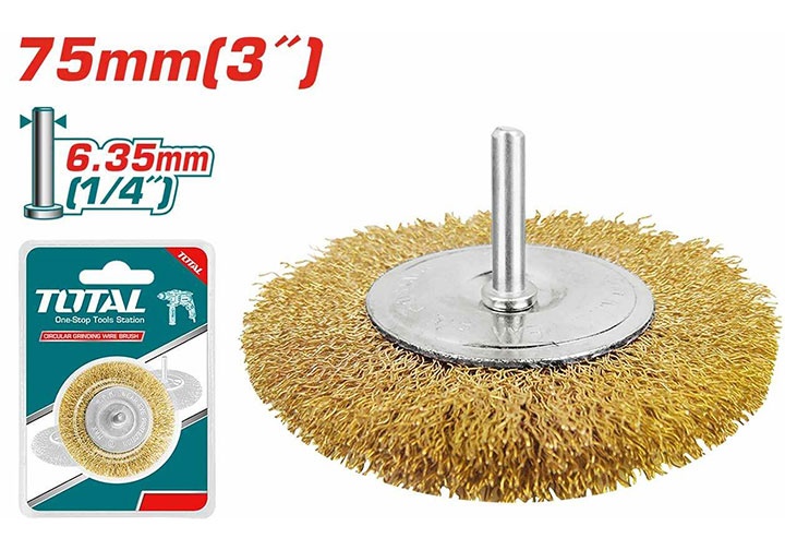 75mm Chén cước mài tròn Total TAC34031