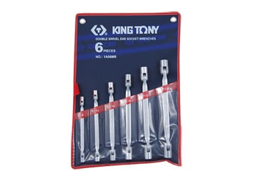 8-19mm bộ cần lắc léo 6 cái hệ mét Kingtony 1A06MR