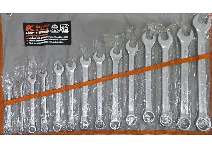8-24mm Bộ cờ lê vòng miệng 14 chi tiết Kapusi K-6141