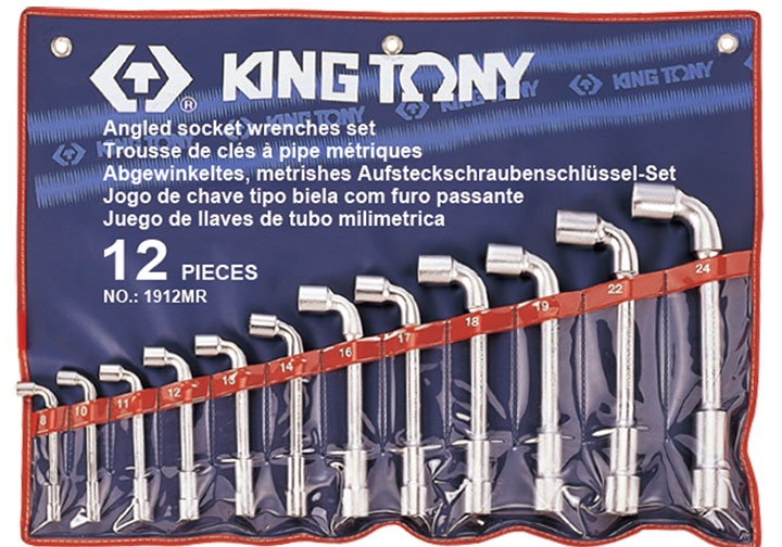 8-24mm Bộ ống điếu 12 chi tiết Kingtony 1912MR
