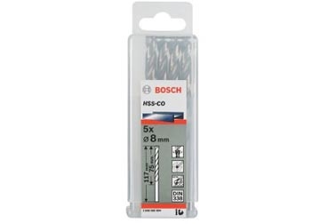 9mm Bộ mũi khoan sắt 5 mũi HSS-G Bocsh 2608595075