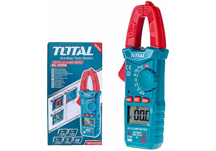 Ampe kìm đo dòng điện AC kỹ thuật số Total TMT42002