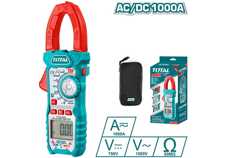 Ampe kìm đo dòng điện DC/AC Total TMT410005