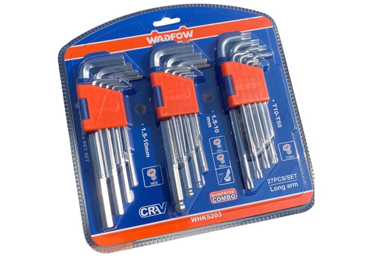 Bộ lục giác đa năng 27 chi tiết Wadfow WHK5203