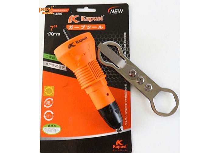 Đầu rút đinh rive 2.4mm - 3.2mm - 4.0mm - 4.8mm gắn vào máy khoan Kapusi K-6799