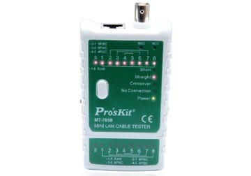 Đồng hồ test cáp mạng, điện thoại, cáp đồng trục Proskit MT-7058 (Bỏ mẫu, đổi thành MT-7031)