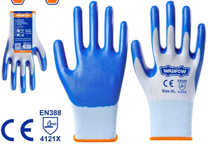 Găng tay nitri size XL Wadfow WGV2801