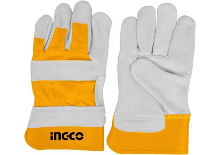 Găng tay vải da INGCO HGVC01